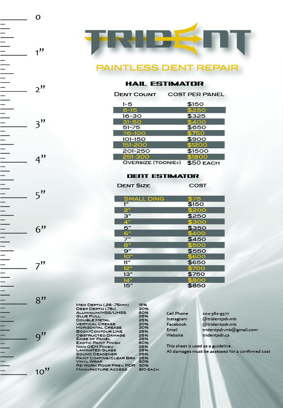 Paintless Dent Repair Pricing Guide More Info thumbnail